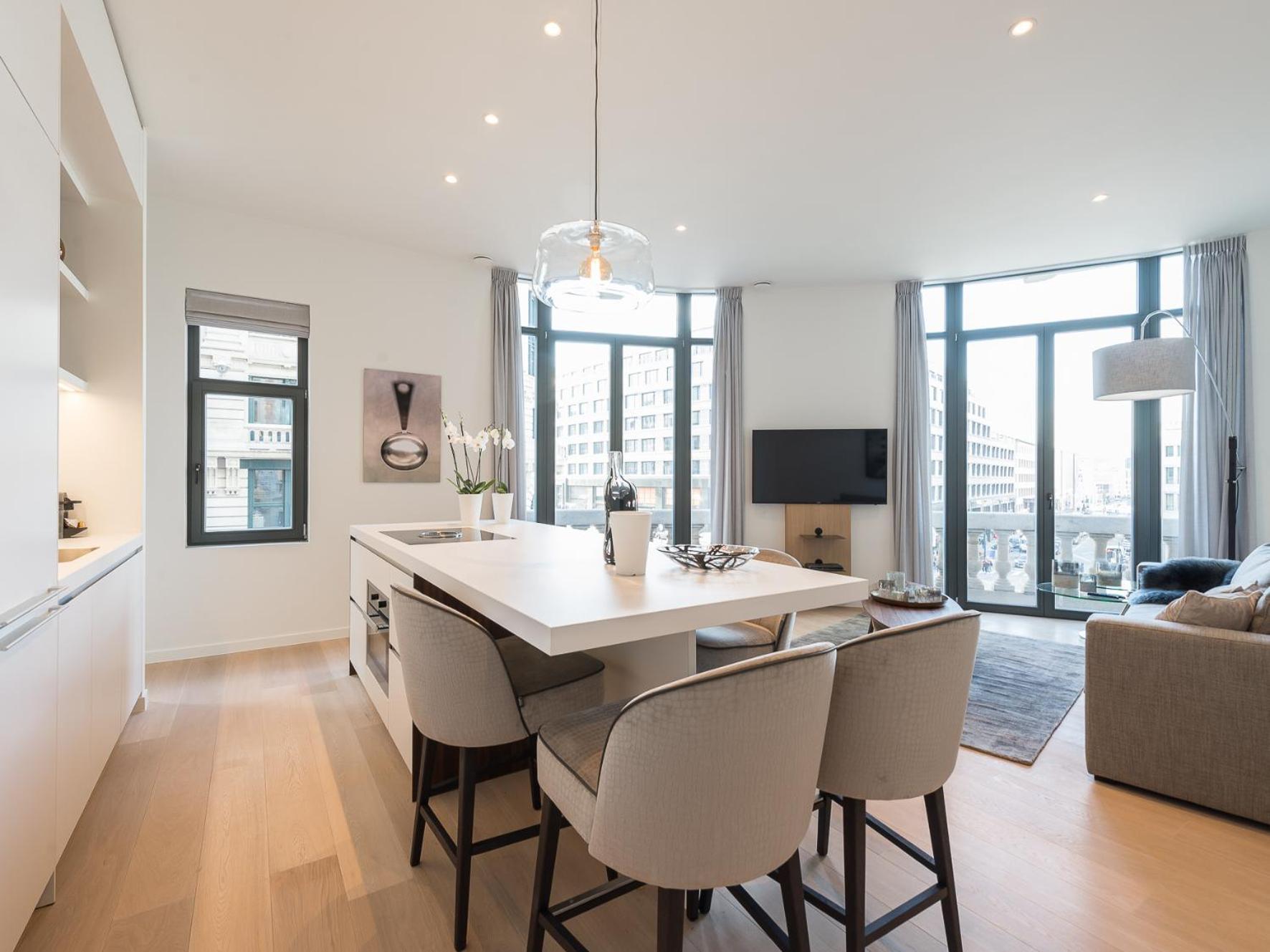 Modern Central 1Br Suite - 90 Sqm Brussel Eksteriør bilde
