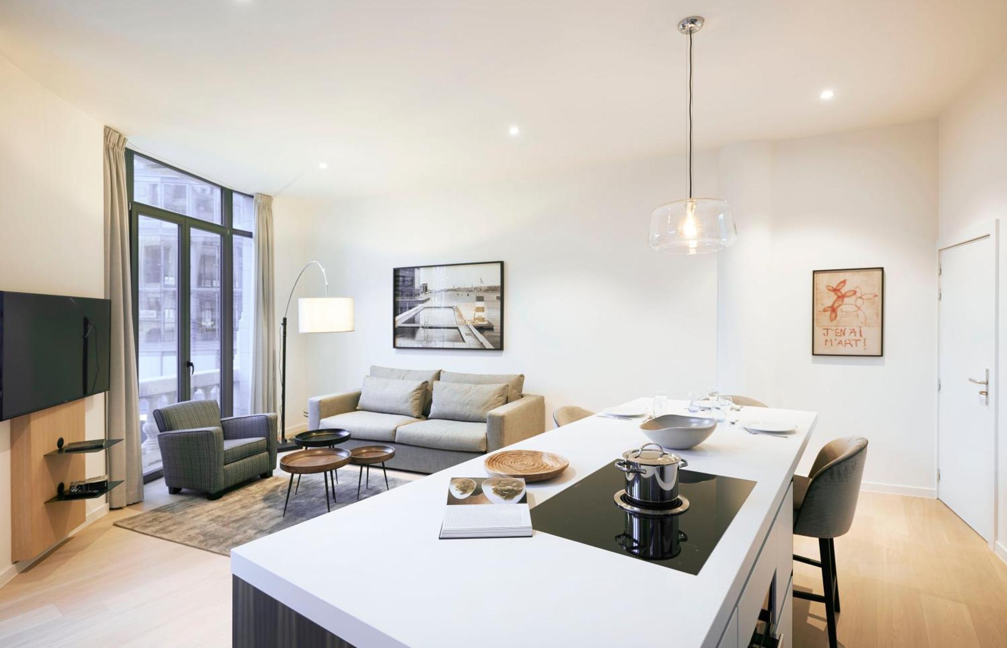 Modern Central 1Br Suite - 90 Sqm Brussel Eksteriør bilde